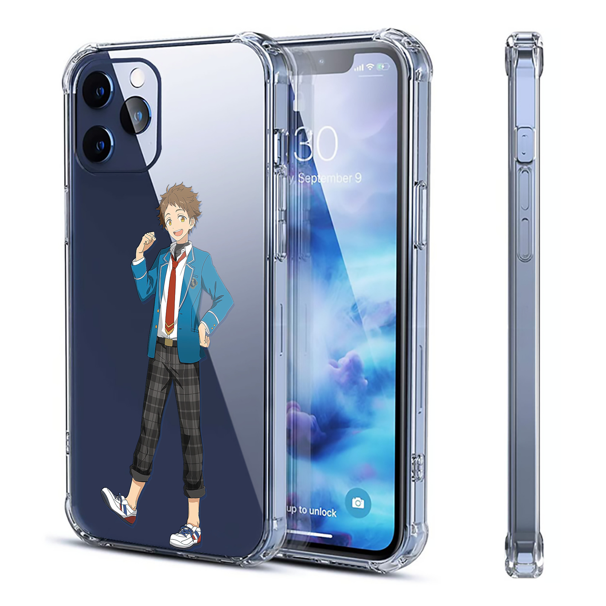 （画像用） あんさんぶるスターズ! Ensemble Stars 【iPhone 12シリーズ対応】透明スマホケース（クリアソフトケース）